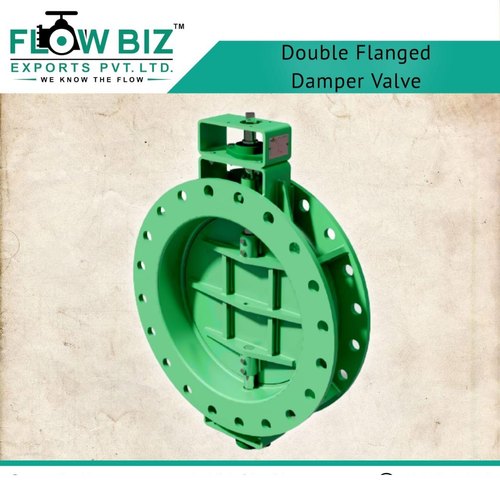 5 kg/Cm2 Stainless Steel Double Flanged Wafer Damper Valve, Size: 8inch