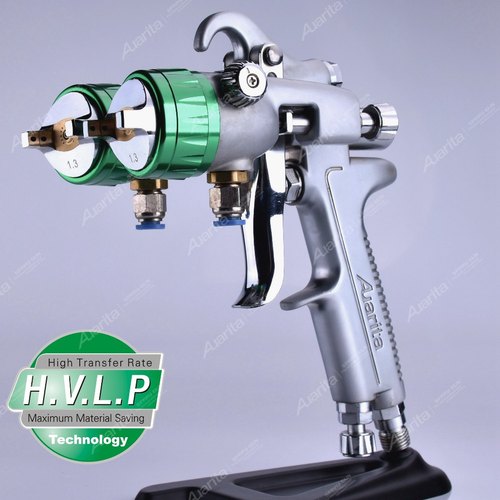 Green Double Nozzle Spray Gun