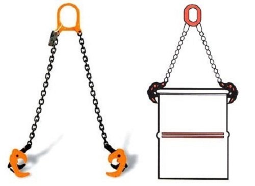 PowerHorse Mild Steel Drum Slings, For Industrial, Loading Capacity: 400-600 kg