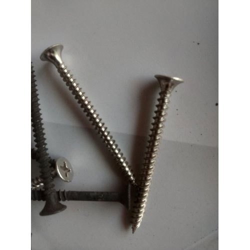 Stainless Steel Drywall Bugle Head Screw, For Construction, Polished