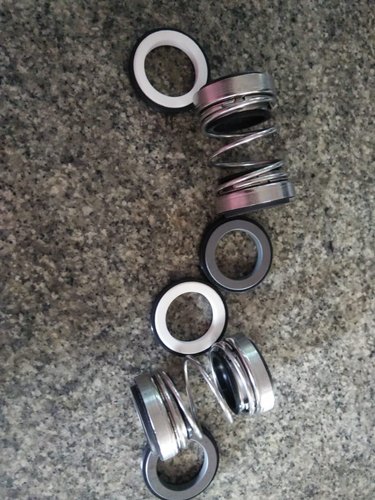 Stainless Steel SILVER Double Mechanical Seal, For Industrial, Size: 22mm