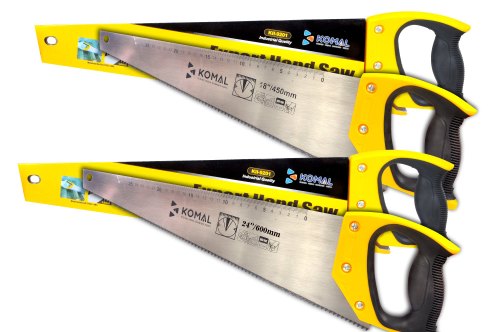 KOMAL Stainless Steel Hand Saw For Wood Cutting, Model Name/Number: kii-9201-2, Size: 18 24
