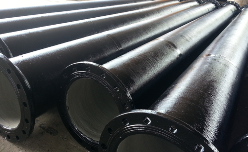 Round Ductile Iron (DI) Double Flanged Pipe, Size: 80 To 1200mm