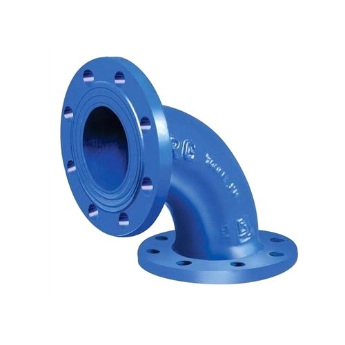 90 degree Ductile Iron Double Flanged Bend, For Plumbing Pipe