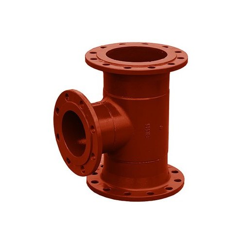Flange Female Tee Ductile Iron Equal Tee, Size: 100-1000 Mm, for Structure Pipe