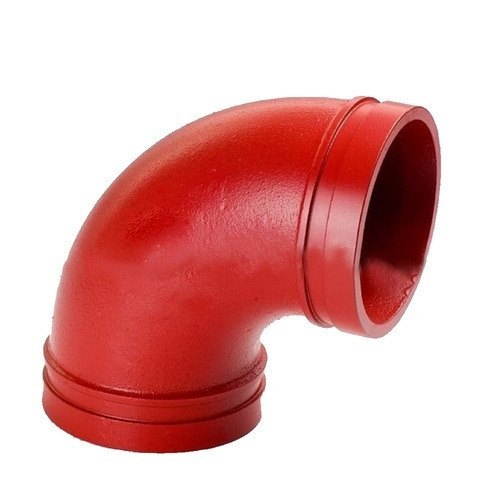 Arham Welded Ductile Iron Grooved Elbow Fitting