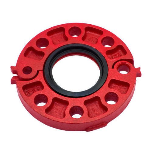 Arham Polished Ductile Iron Grooved Split Flange, for Industrial