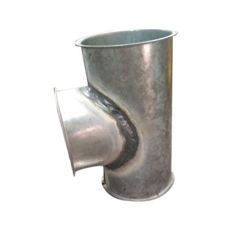 T GI Flour Mill Ducting Tee, Capacity: 120-150 ton/day