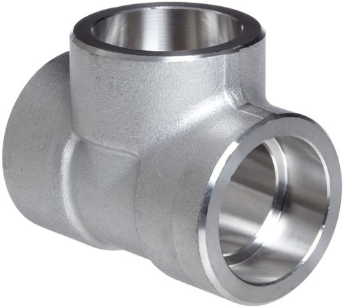 1/2 inch SS Duplex Forged Tee, For Chemical Handling Pipe