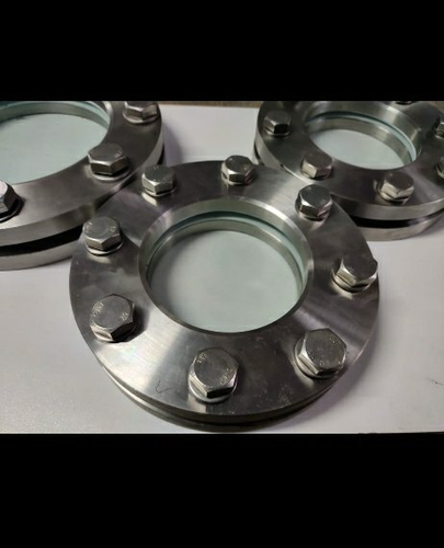 Durga Mirror Pad Welded Sight Glass, For Industrial