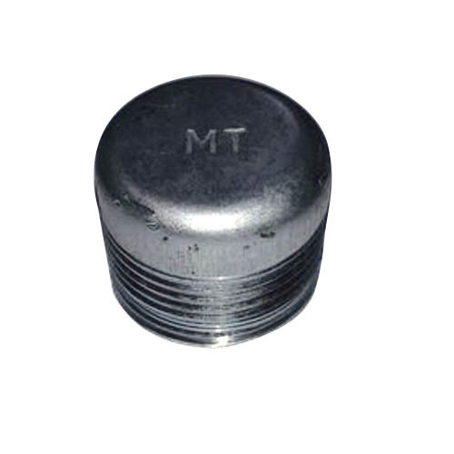 Stainless Steel Dust Cap Outer Thread, Thickness: 10 mm