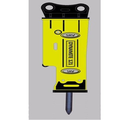 SRV Infratech Dynamite 121 Hydraulic Rock Breaker, Total Diameter: 155 Mm Tool Diameter