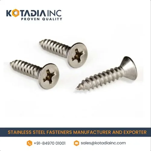 Stainless Steel Self Tapping Screw Csk Phillips
