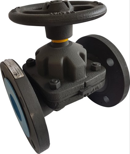 Ebonite Lined Diaphragm Valve