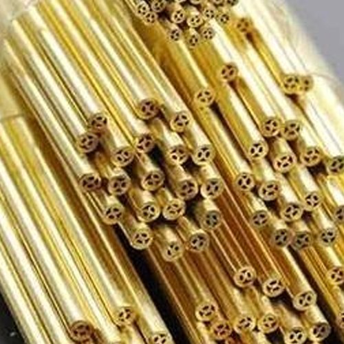 Round EDM Drilling Brass Tube, Wall Thickness: 5 Mm