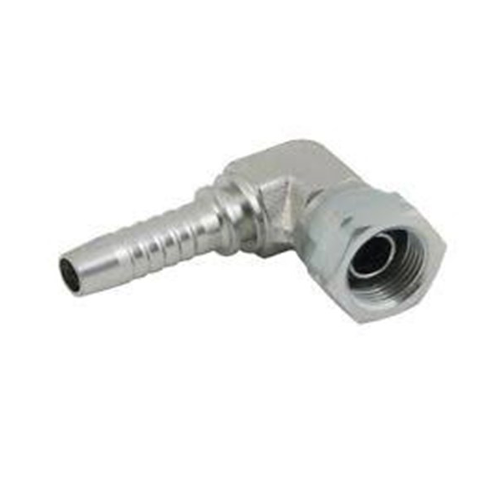 Male Stainless Steel 90 Degree Elbow Insert Hydraulic Hose Connector, Size: 1/2 inch