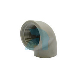 Smooth PP Elbow Threaded, For Chemical Handling Pipe