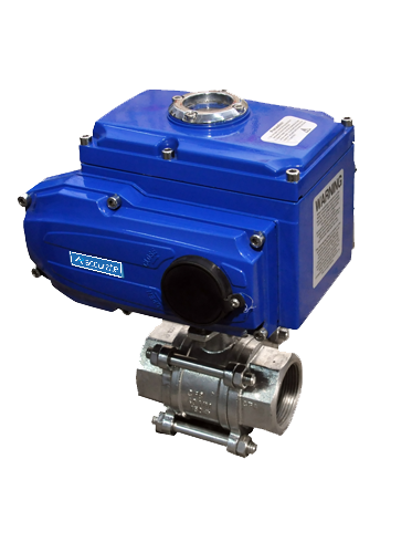 Electric Actuator Screwed End Ball Valve