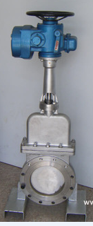 Carbon Steel Electric Actuator Knife Gate Valve