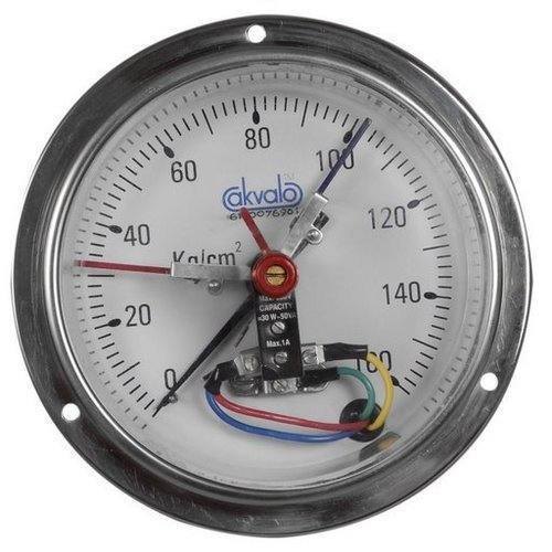 PI Burdon Tube Electric Contact Type Pressure Gauge, For Industrial, Model Name/Number: PG-09