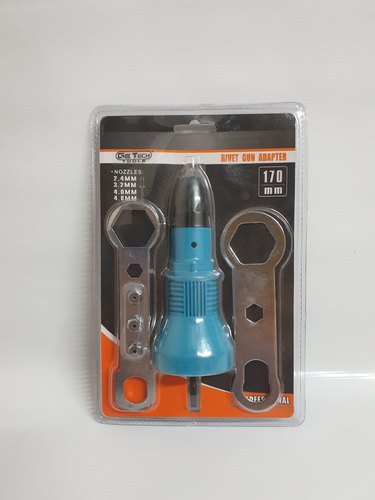 Alloy Steel, Plastic Electric Rivet Attachment For Drill Machine