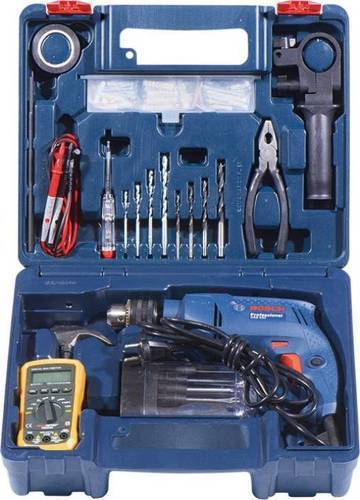Impact Drill Electrician Power Tool Kit (80 Tools) GSB 550, 550W