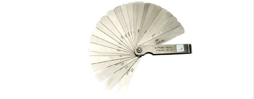 27 Blades Feeler Gauge, 0.025 mm to 1.0 mm