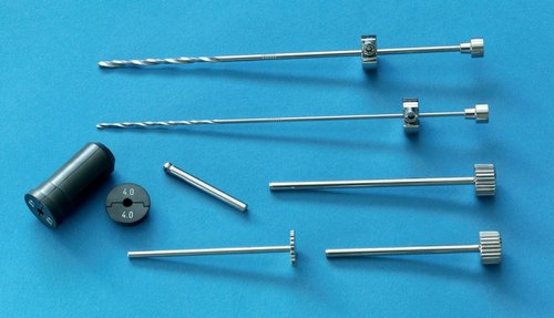 Stainless Steel Elekta Salcman Twist Drill Kit, For Medical