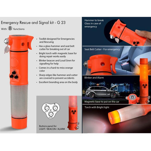 Emergency Rescue And Signal Kit (8 Function)