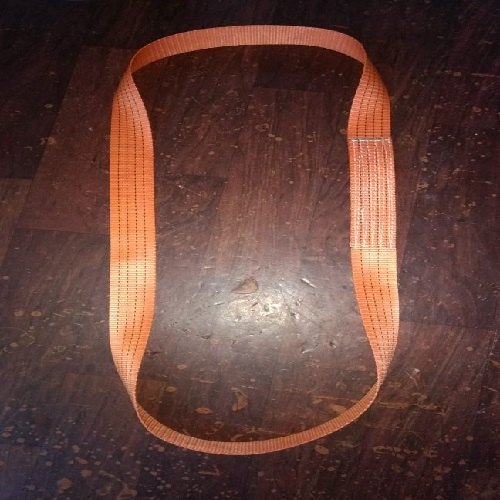 Orange Polyester Endless Webbing Sling, For Lifting Goods, Packaging Type: Packet