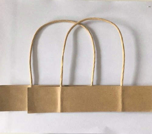 Yessir Rope Handle White Kraft Paper Bag, Capacity: 5kg at Rs 8.5/piece in  New Delhi