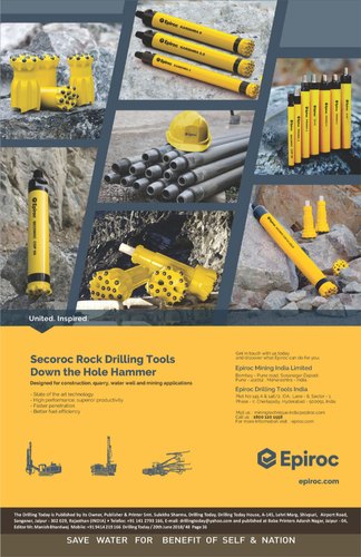 EPIROC TOP HAMMER ROCK DRILLING TOOLS