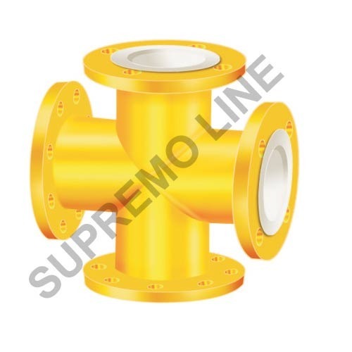 PTFE Lined Equal Crosses Valve