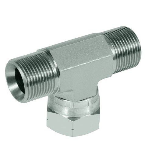 Elpar Threaded Swivel Equal Tee Coupling, For Industrial