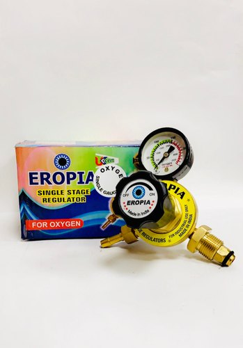 Brass Ethylene Oxide Eropia Light Quality Single Stage Single Gauge Regulator