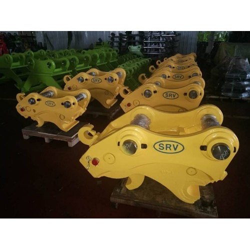 Mild Steel Yellow QC50 Hydraulic Quick Coupler, 120-130 Kg