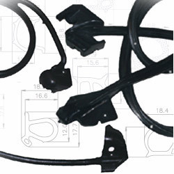 Extruded Rubber Gaskets - Door Seals / Trims