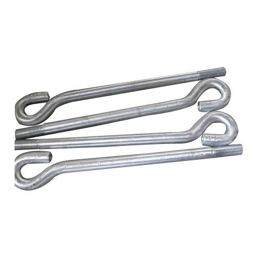 Sumeet Mild Steel Eye Bent Foundation Bolt, For Construction