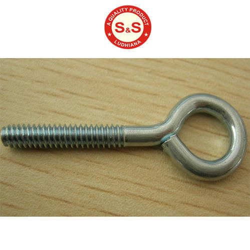 Silver Mild Steel Eye Screw