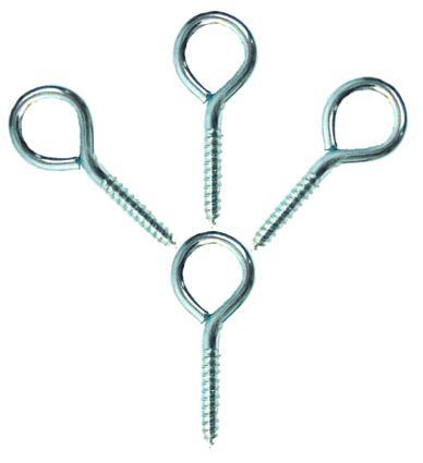 Eye Screws or Screw Hooks