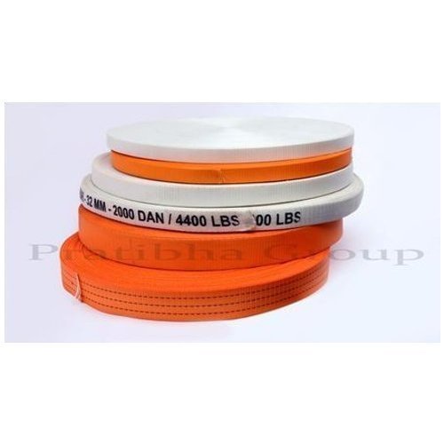 White and Orange Nylon Fabric Lashing Belt, Size/Capacity: 4400 Lbs