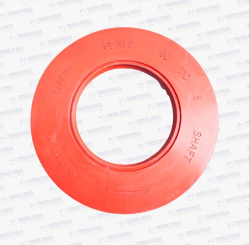 Silicone Orange Silicon Shaft Seal, For Oil, Size: 10 Inch