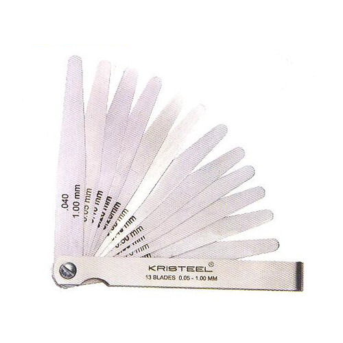 13 Blades Feeler Gauge, 0.05 - 1.00 mm