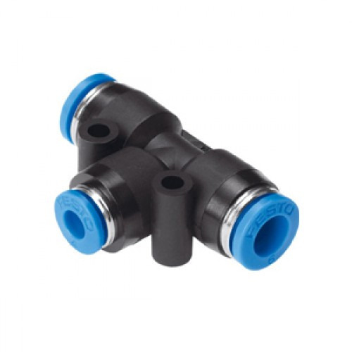 Rubber And PVC Festo Push in T Connector, Size: 1 inch