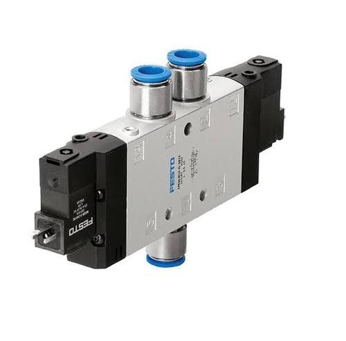 0-90 Bar Fkm Sealing Material Festo Solenoid Valve, For Automation Industry