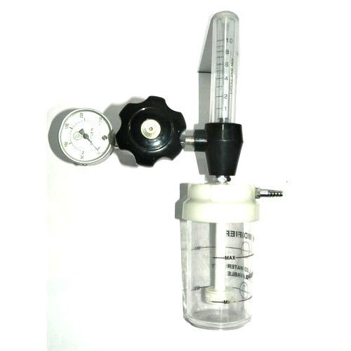 Fine Adjustment Valves With Oxygen Flowmeter & Humidifier Bottle, Flow Rate: 0-15 L/min