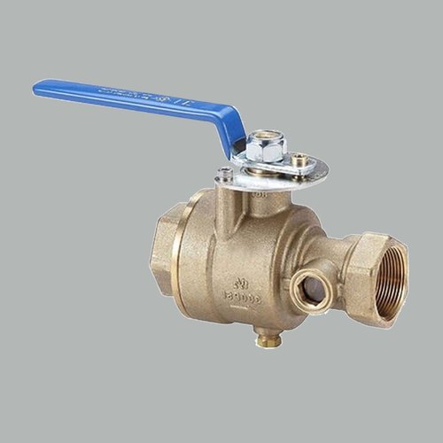 Brass Medium Pressure Fire Sprinkler Drain Valve, For Water, Valve Size: 25 mm