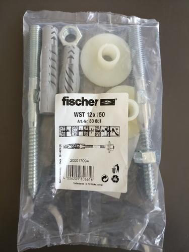 Fischer Wash Basin Fixing Wst 12x150mm Rag Bolt Set