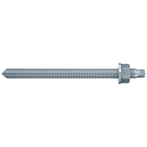 Zinc-galvanised Steel Gi Polished RG M 8 X 110 Fischer Threaded Rod, Round