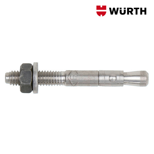 Wuerth Anchor Cracked Concrete FAZ-A4 Fixing Bolt, 110 mm